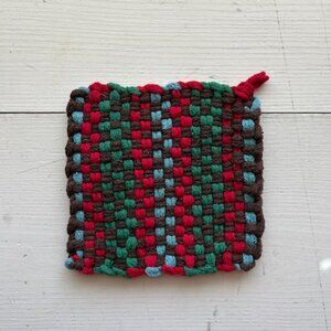 Handwoven Cotton Potholder